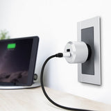 Just Mobile Vægadapter AluPlug 2 stk. USB 2.4A