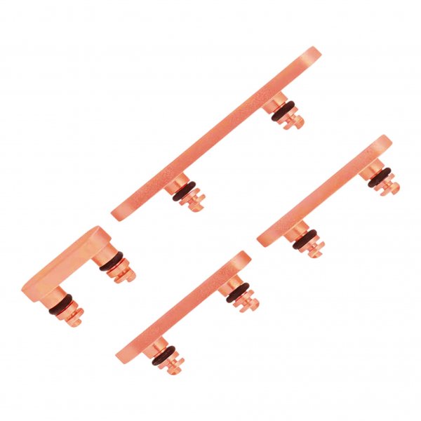 Tastatur til iPhone 17 Pro og 17 Pro Max - Orange