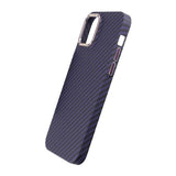 iPhone 13 Pro Cover Kulfibermønster Lilla