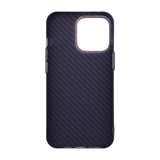 iPhone 13 Pro Cover Kulfibermønster Lilla