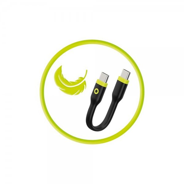 Mobile Origin Kompakt USB-C Kabel 10 cm Sort