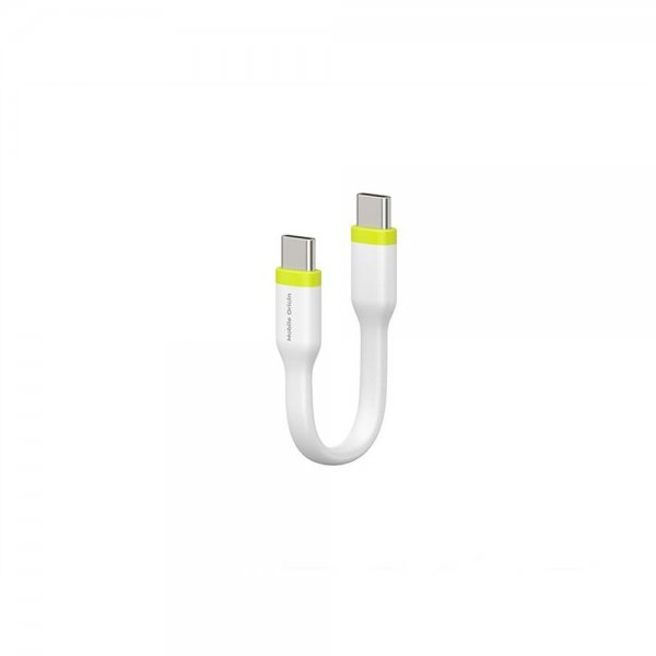 Mobile Origin Kompakt USB-C Kabel 10 cm Hvid