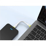 Mobile Origin Kompakt USB-C Kabel 10 cm Hvid