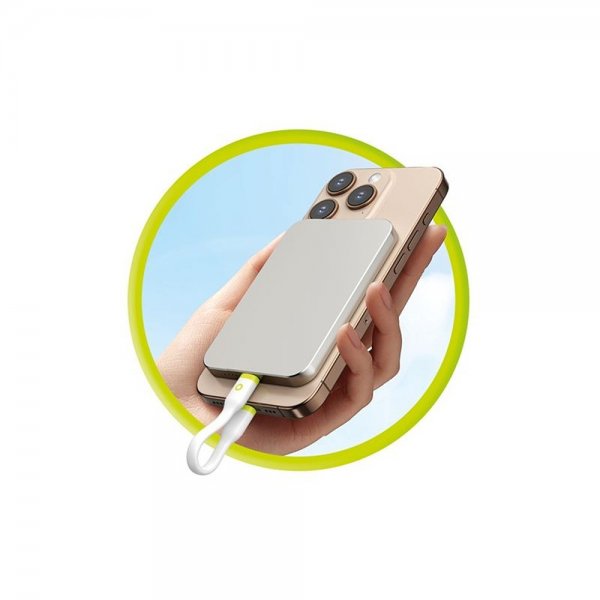 Mobile Origin Kompakt USB-C Kabel 10 cm Hvid