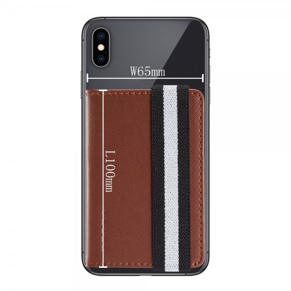 Muxma Selvhæftende Kortholder MX110 Brun