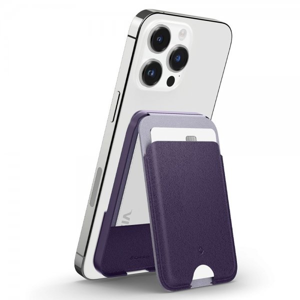Caseology Kortholder Nano Pop MagSafe Wallet Stand Grape Purple