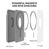 Ahastyle Kortholder PT133-C MagSafe Grå