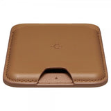 Spigen MagSafe Kortholder Valentinus 3 Cards Holder MagFit Brun