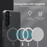 Pitaka Samsung Galaxy S22 Plus Cover MagEZ Case 2 Sort/Grå Twill