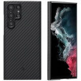 Pitaka Samsung Galaxy S22 Ultra Cover MagEZ Case 2 Sort/Grå Twill