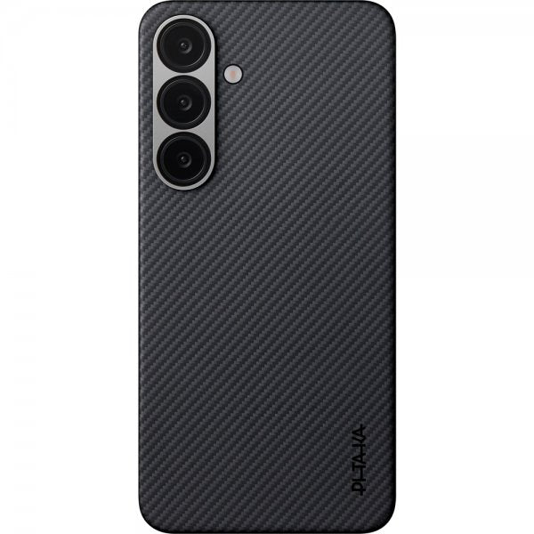 Pitaka Samsung Galaxy S25 Cover Ultra-Slim Case MagSafe Sort/Grå Twill