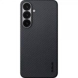 Pitaka Samsung Galaxy S25 Plus Cover Ultra-Slim Case MagSafe Sort/Grå Twill