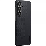 Pitaka Samsung Galaxy S25 Plus Cover Ultra-Slim Case MagSafe Sort/Grå Twill