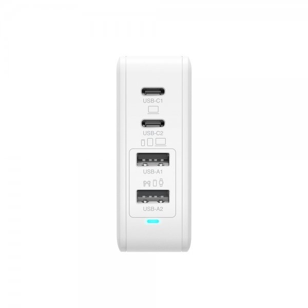 GP Oplader 100W GaN 2xUSB-C + 2xUSB-A