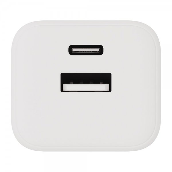 X2O Oplader 20W Dobbelt USB-C/USB-A GaN Hvid