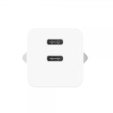 Celly Oplader 2xUSB-C 20W Hvid