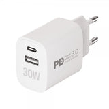Vivanco Lader 30W Dual Superhurtig PD-Oplader