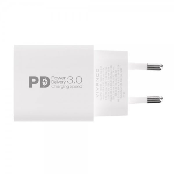 Vivanco Lader 30W Dual Superhurtig PD-Oplader