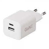 X2O Oplader 35W Dobbelt USB-C/USB-A GaN Hvid