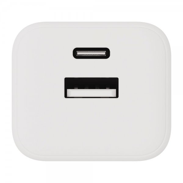 X2O Oplader 35W Dobbelt USB-C/USB-A GaN Hvid
