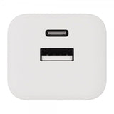 X2O Oplader 35W Dobbelt USB-C/USB-A GaN Hvid