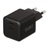 X2O Oplader 45W Dobbelt USB-C/USB-C GaN Sort