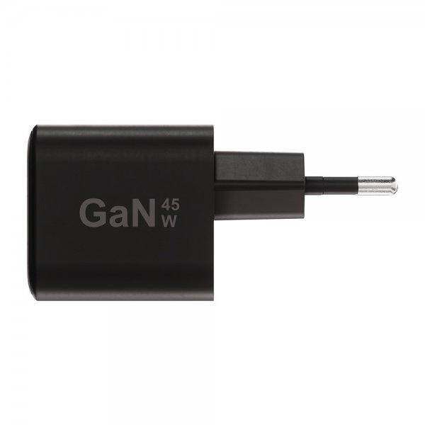 X2O Oplader 45W Dobbelt USB-C/USB-C GaN Sort