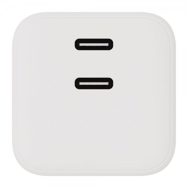 X2O Oplader 45W Dobbelt USB-C/USB-C GaN Hvid