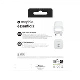 Mophie Oplader 50W USB-C PD Vægadapter