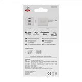 X2O Oplader 65W Triple USB-C/USB-A GaN Hvid