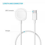 Fixed Oplader til Apple Watch USB-C 1m