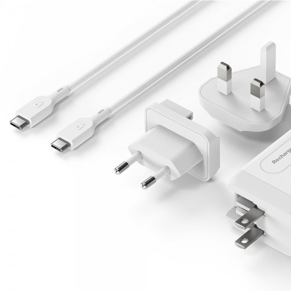 GP-oplader GaN PD 65W 2xUSB-C + 1xUSB-A