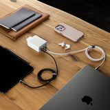Fixed Oplader GaN100 3xUSB-C & 1xUSB-A