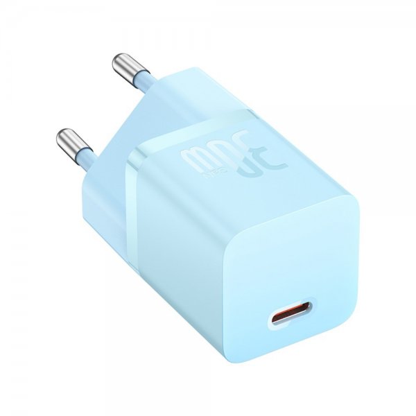 Baseus Oplader GaN5 Fast Charger Mini 30W Blå