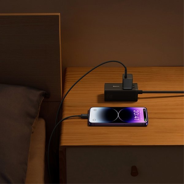 Baseus Oplader GaN5 Fast Charger Mini 30W Sort
