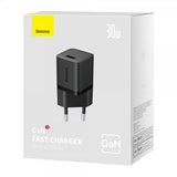 Baseus Oplader GaN5 Fast Charger Mini 30W Sort
