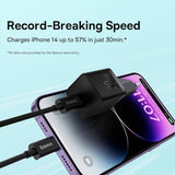 Baseus Oplader GaN5 Fast Charger Mini 30W Sort