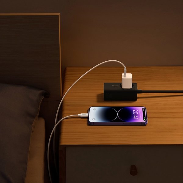 Baseus Oplader GaN5 Fast Charger Mini 30W Hvid
