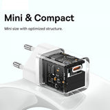Baseus Oplader GaN5 Fast Charger Mini 30W Hvid