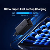 Baseus Oplader GaN6 Pro Fast Charger 100W Cluster Sort