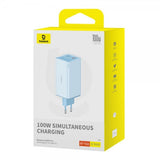 Baseus Oplader GaN6 Pro Fast Charger 100W Galaxy Blue