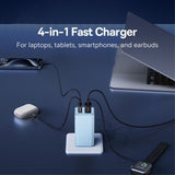 Baseus Oplader GaN6 Pro Fast Charger 100W Galaxy Blue