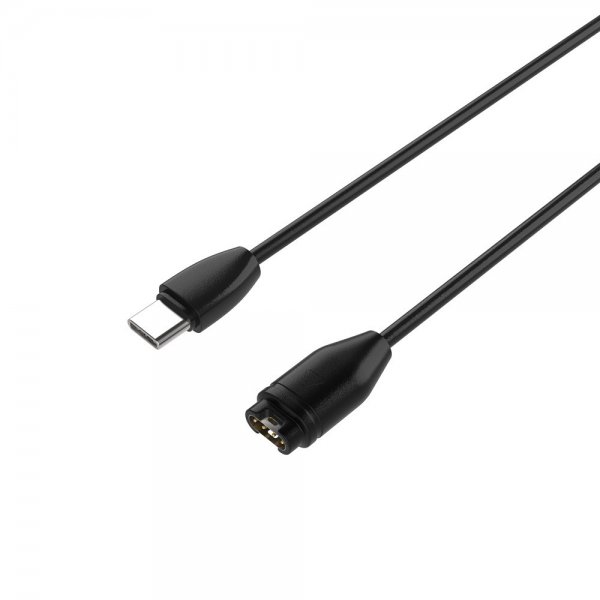 Fixed Lader Garmin Smartwatch USB-C 2m Sort