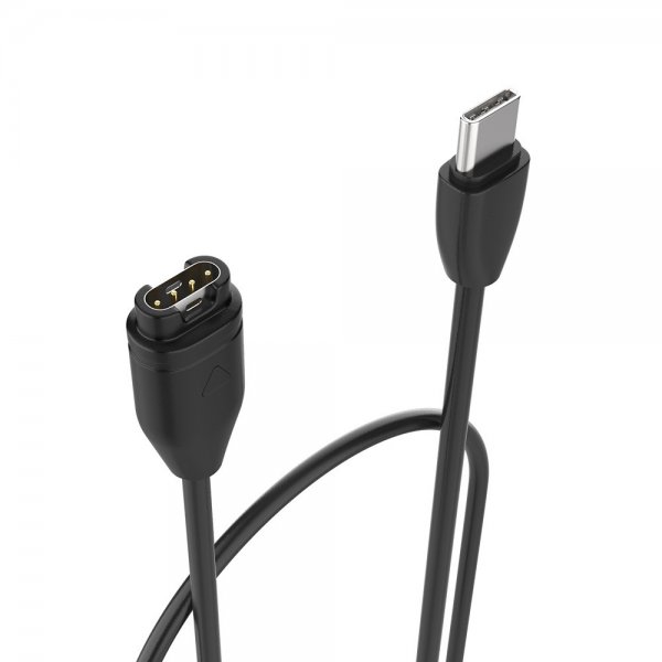 Fixed Lader Garmin Smartwatch USB-C 2m Sort