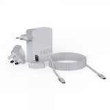 Xtorm Oplader med Kabel 140W GaN-Ultra Travel Charger + USB-C PD Cable