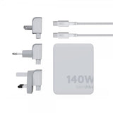 Xtorm Oplader med Kabel 140W GaN-Ultra Travel Charger + USB-C PD Cable