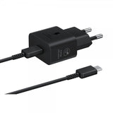 Samsung Original Oplader med Kabel 25W Strømadapter Sort