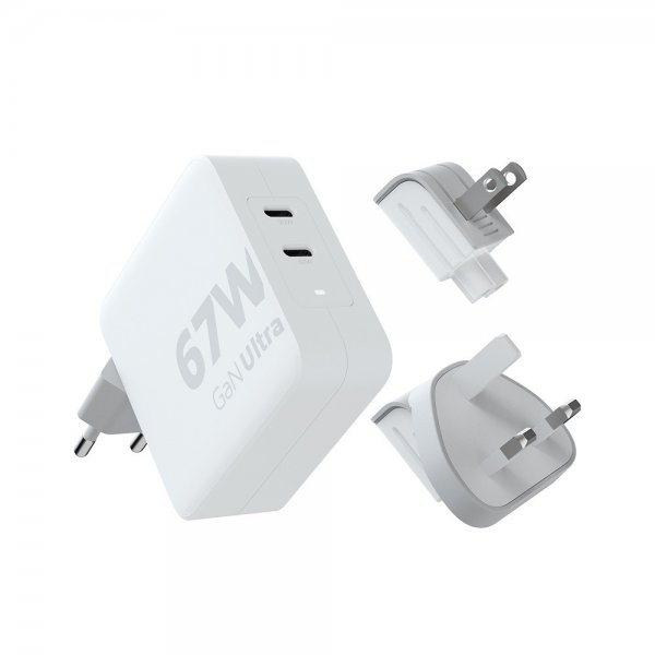 Xtorm Oplader med Kabel 67W GaN-Ultra Travel Charger + USB-C PD Cable