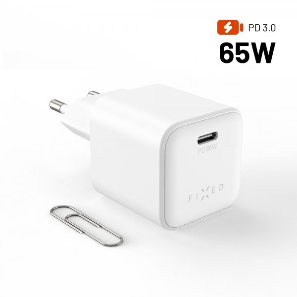 Fixed Lader Mini PD 65W GaN Hvid