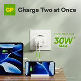 GP Oplader PD 30W USB-A + USB-C